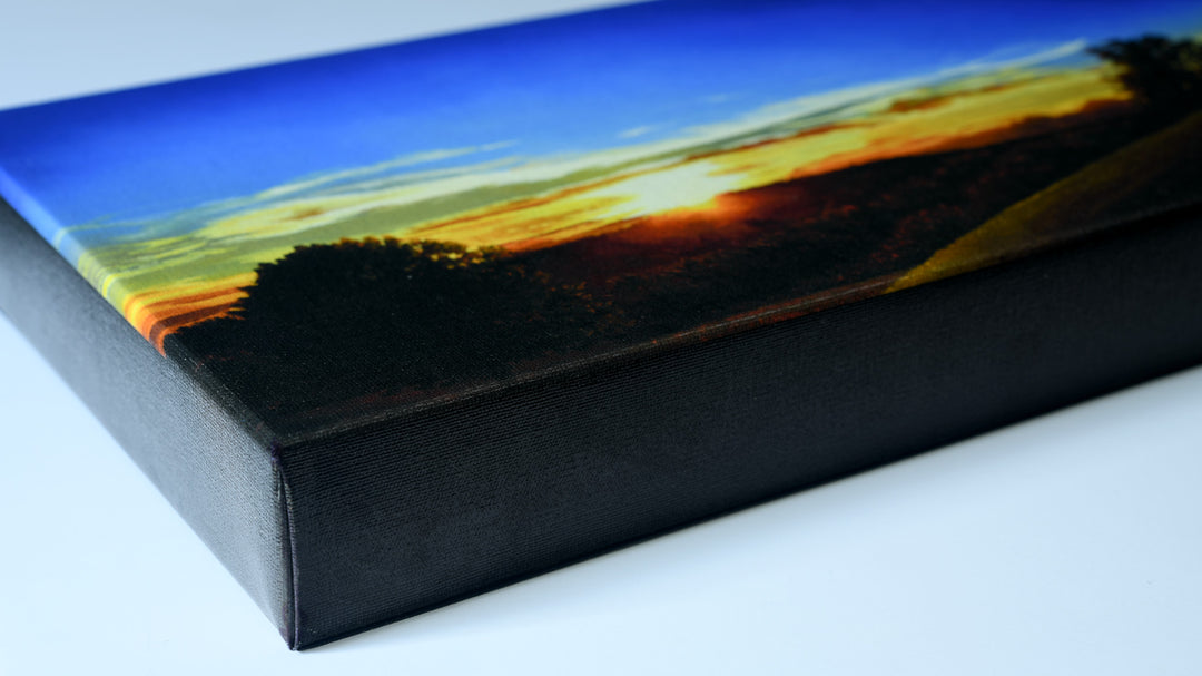 "Surreal Glow" Storm Cloud At Sunset Canvas Print